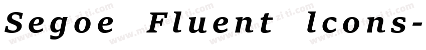 Segoe Fluent lcons字体转换